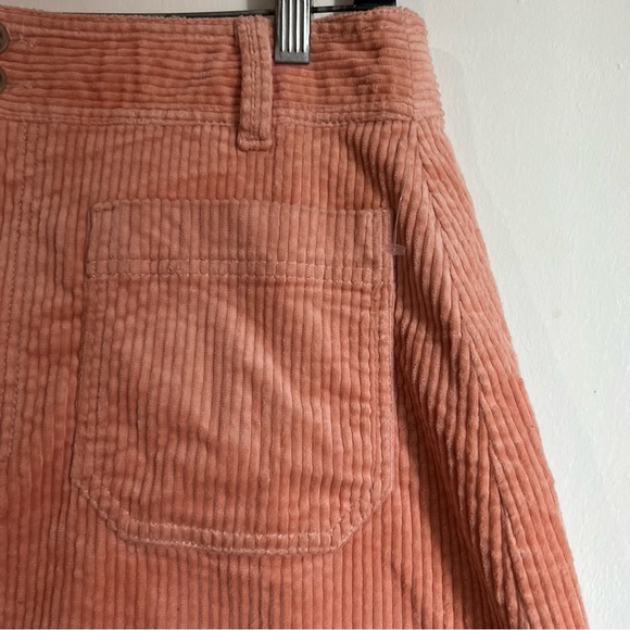 Madewell Corduroy A-Line Mini Skirt Peach size 10 - Picture 11 of 11